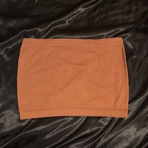 Brown/orange Tube top